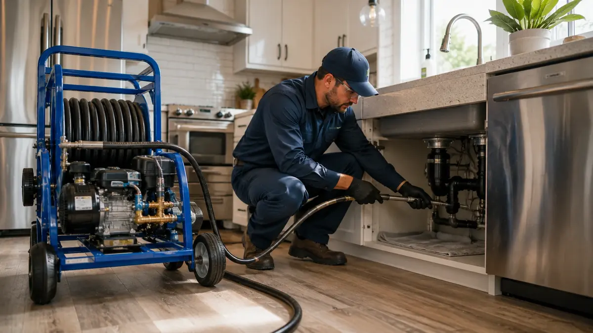 Kitchen Drain Hydro Jetting in Cayucos