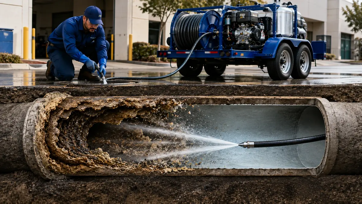 Sewer Pipe Descaling in Cayucos